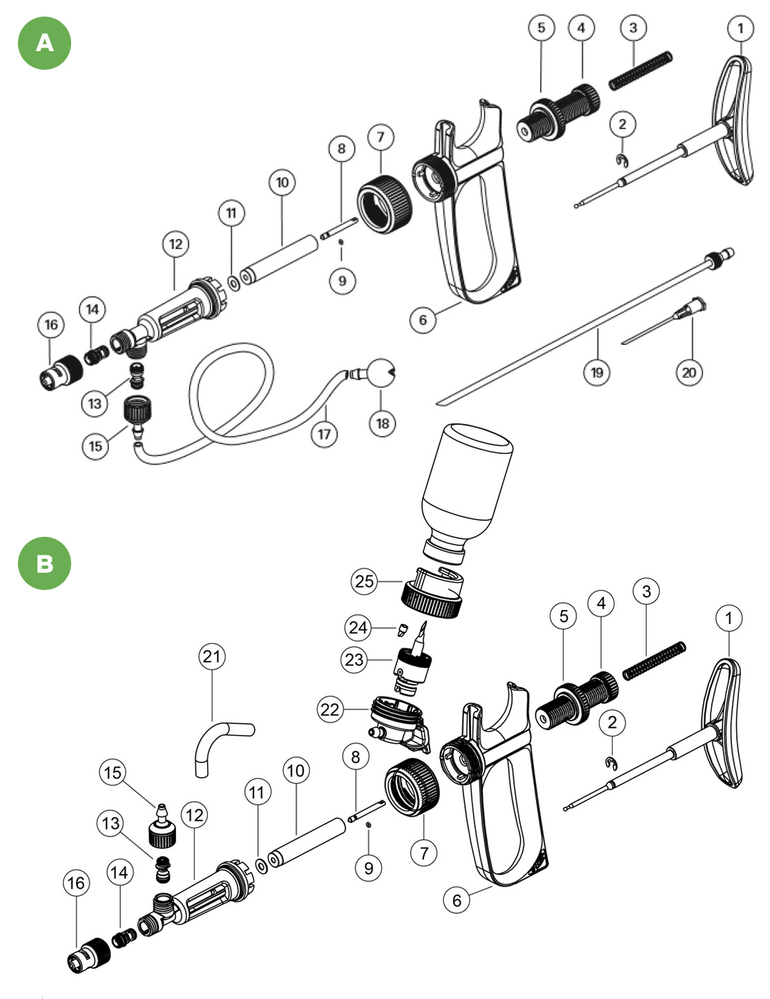 All Spare Parts 1810 Syringes